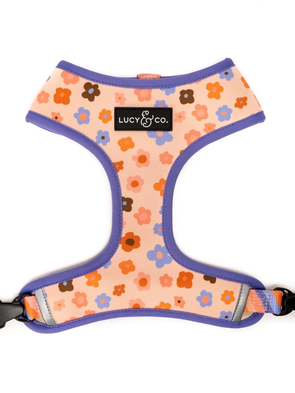 Reversible Harness - Purple, Orange & Pink - Picture 3 of 7